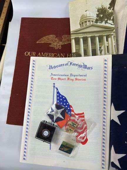 VFW Flag Booklets Pins Flag Stars 1776 Flag & More Flags
