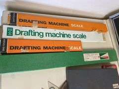 Vintage Drafting Lot K&E Tools Slide Rules Scales Curves Pencils +++