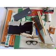 Vintage Drafting Lot K&E Tools Slide Rules Scales Curves Pencils +++