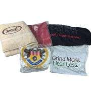 LOT Vintage Plumber Plumbing Co Give-Away Rep Shirts Towel Kohler Jacuzzi