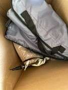 Misc Box of Afghan Seat Cushions T Shirts ++