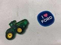 Mixed Lot Farm Brands: LaOtto Farm Supplies Water Gauge John Deere Magnets STINE Heritage Seeds Cool