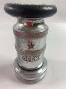 Vintage Fire Hose Nozzle Spray Chrome Firefighter