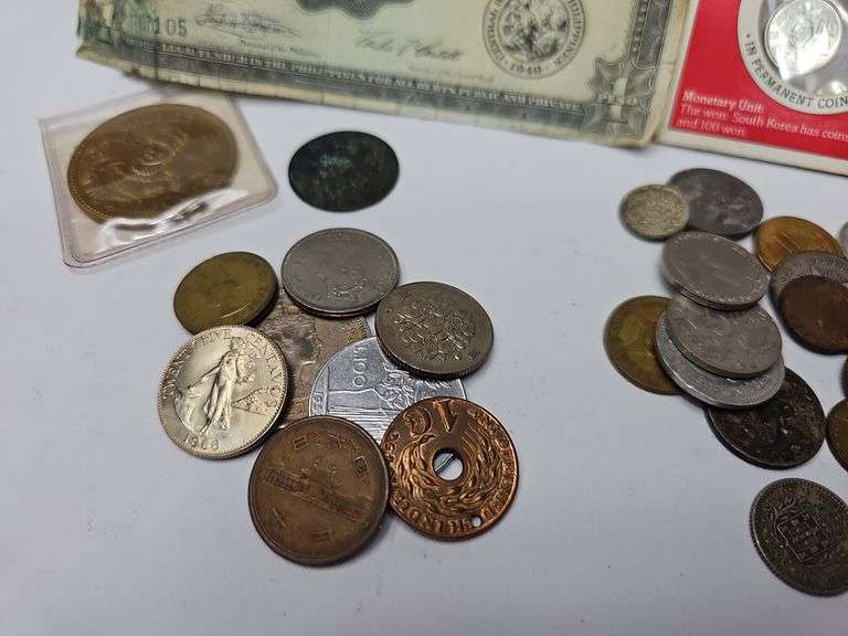 Misc Foreign Non-US Coins & Bill