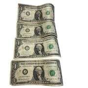 LOT of QTY=4: (J) 1963B $1 Federal Reserve Barr Note