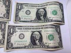 1963B Complete $1 Federal Reserve Barr Note Set
