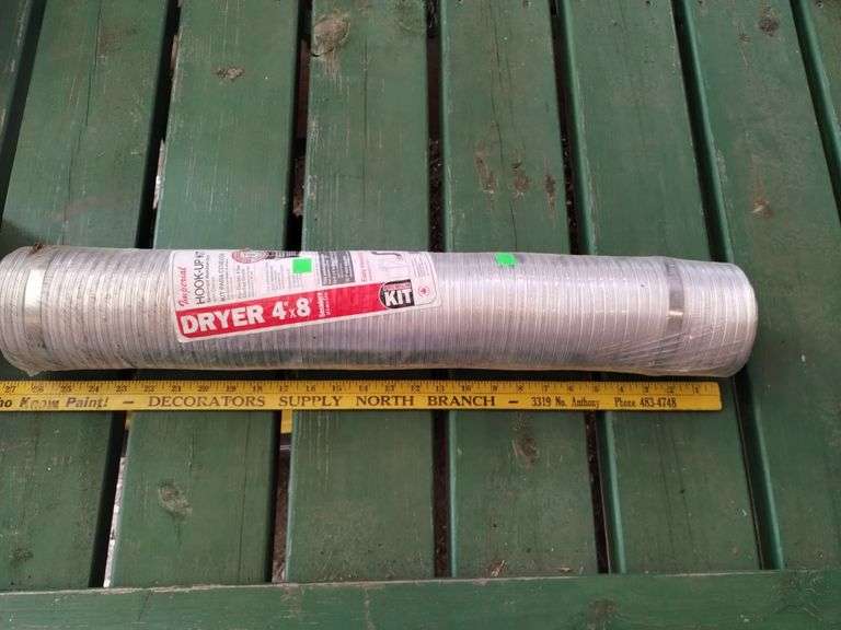Dryer Hook Up Kit New 4"x8FT
