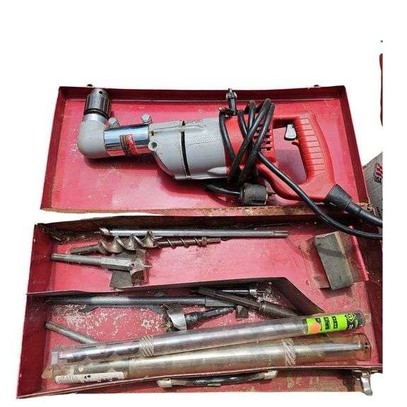 Power Tools: Milwaukee 1/2" Angle Drill Heavy Duty Electric