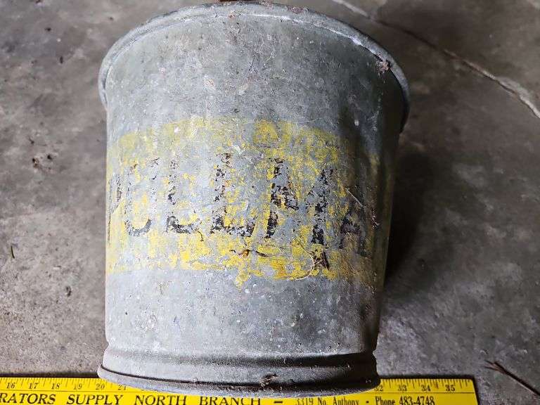 1 Pullman For Ice Only Galvanized Steel Bucket