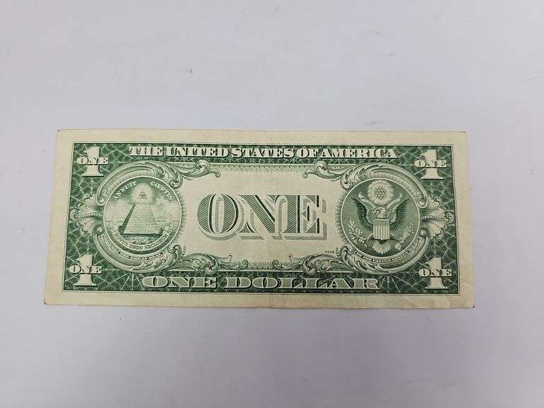 CRISP 1935 F Series Blue Seal $1 Silver Certificate
