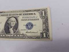CRISP 1935 F Series Blue Seal $1 Silver Certificate