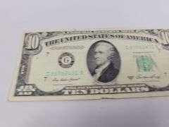 1950 A Series US $10 Bill Ten Hamilton Currency