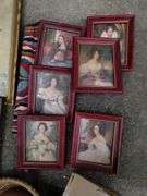 Pickers LOT: Vintage Wall Art Mosaic Paint By Number Birds Ladies