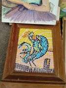 Pickers LOT: Vintage Wall Art Mosaic Paint By Number Birds Ladies