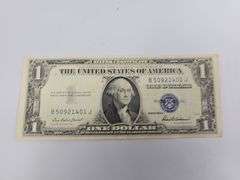 CRISP 1935 F Series Blue Seal $1 Silver Certificate
