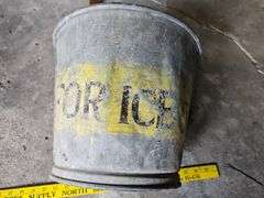 1 Pullman For Ice Only Galvanized Steel Bucket