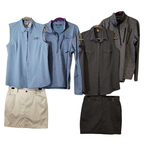 Ladies Sportswear 6 PC LOT Golf Tennis Eddie Bauer S/M