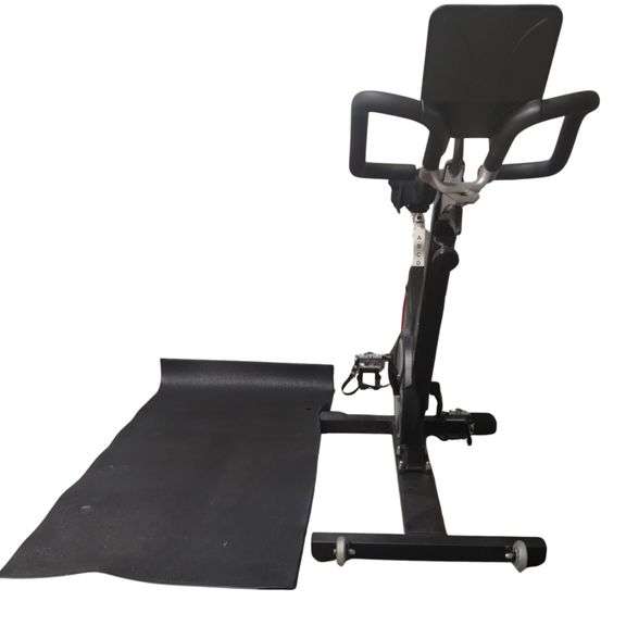 Fitness Stationary Bike Spin Class KEISER m3i Floor Pad Book Tablet Holder MSRP $3k