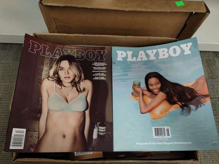 Box of Playboy Magazines 2010s