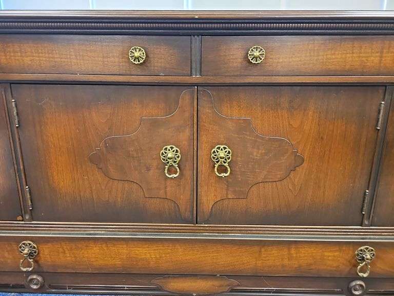 Dining Sideboard Credenza Linen 3 Drawers DIY TV Base Bar Cabinet