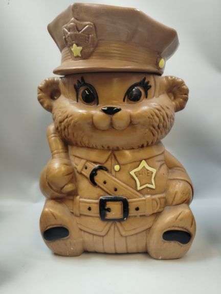 Pickers LOT: Vintage Winton California Teddy Bear Cookie Jars