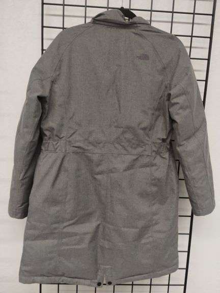 Ladies Winter Coat The North Face Gray Size Medium
