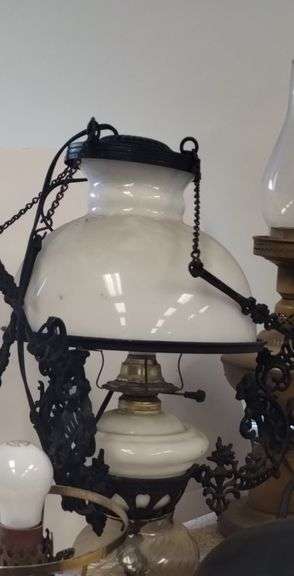 Pickers LOT: Antique Architectural Lighting Electric Oil Lamps