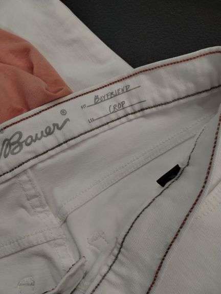 Womens Eddie Bauer Leather Jacket XS + Eddie Bauer Tops Jeans S/M