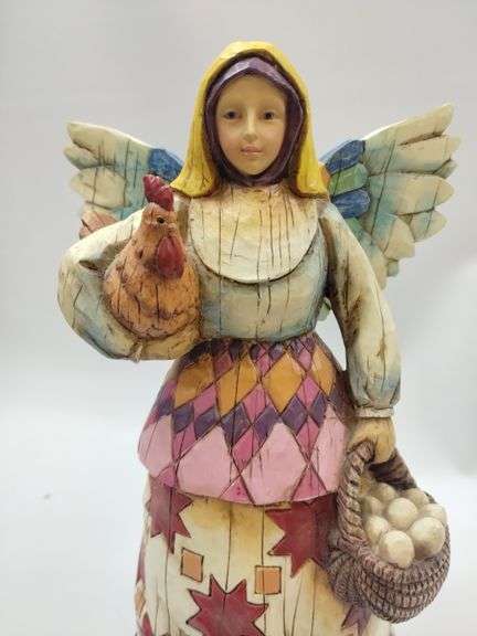 2 Jim Shore Heartwood Creek Angels ~8" 10"