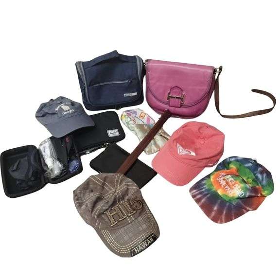 Ladies LOT of Hats Purses Handbag Butler Clinique