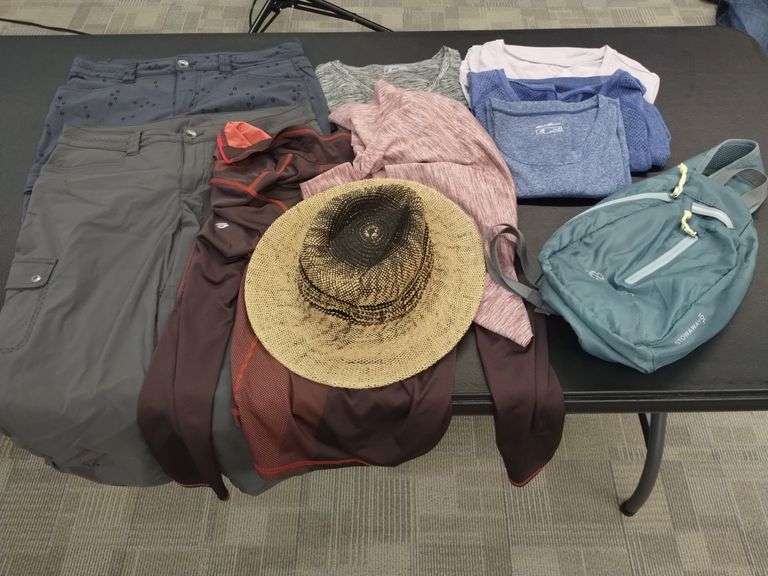 Ladies Sportswear Clothing LOT Eddie Bauer Bag Hat  S-M 4-8