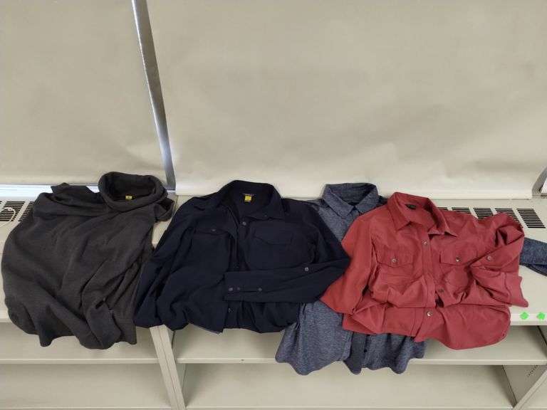Ladies Long Sleeve Tops LOT of 4 Eddie Bauer S/M