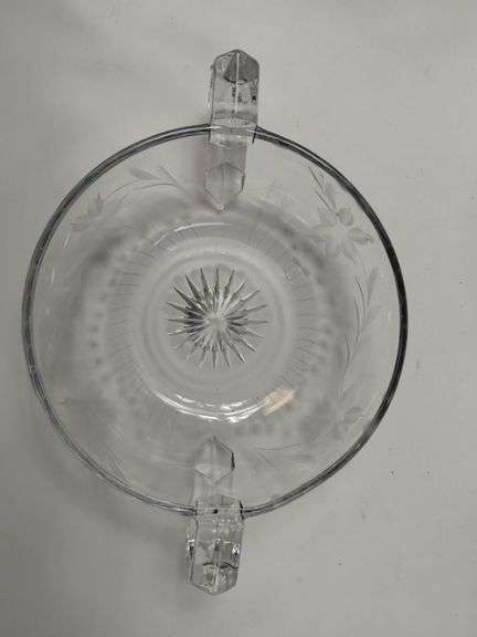 LOT Vintage Glass Flutes Stems Wine Glasses Plates Goblets