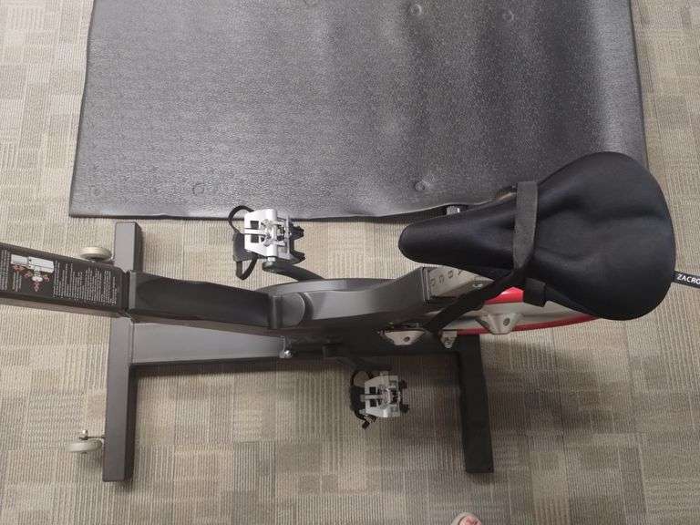 Fitness Stationary Bike Spin Class KEISER m3i Floor Pad Book Tablet Holder MSRP $3k