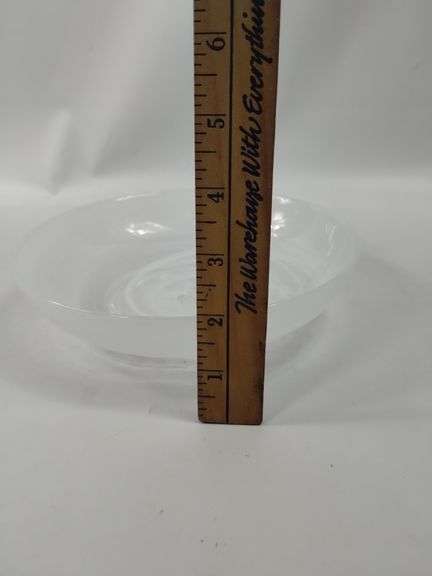 Dish Set Murano Swirl White Dinner Plates Bowls 4 3-Pc Settings Crate & Barre
