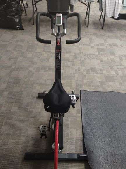 Fitness Stationary Bike Spin Class KEISER m3i Floor Pad Book Tablet Holder MSRP $3k