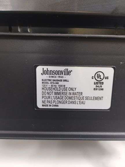 Kitchen Appliance Johnsonville Sausage Press Grill Panini Cooker