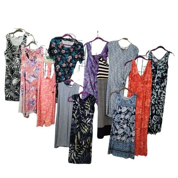 Summer Dress LOT of 12 Loft Lands End Australia S/M