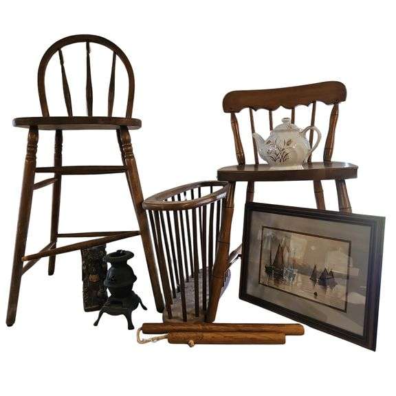 Pickers LOT: Chairs Vintage Decor