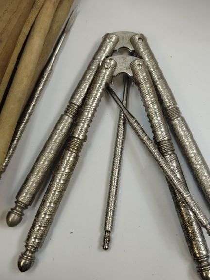 Pickers LOT: Vintage Kitchen Copper Kettle Utensils