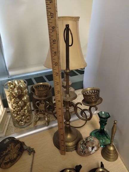 Pickers LOT: Christmas & Gold Brass Decor Vintage Smalls