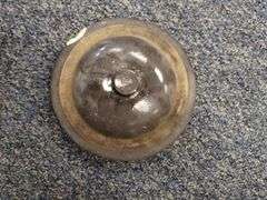 Crock Crown Stoneware 6 Brown Tan Pickle Antique