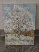 Decor Wall Art 54in Canvas Trees Metallic Gold Green+2 Smaller