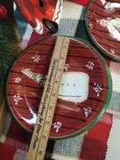 Decor Christmas Wreath Plates Cookie Plate Gnome Jar