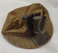 Antique West Virginia Coal Miners Cap Tea Pot Oil Lamp