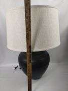 Furniture Metal Magazine Rack & MCM Style Lamp Hammered Metal Copper Look