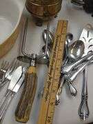 Pickers LOT: Vintage Kitchen Copper Kettle Utensils