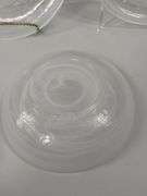 Dish Set Murano Swirl White Dinner Plates Bowls 4 3-Pc Settings Crate & Barre