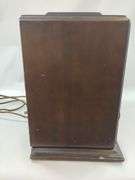 Silvertone 57D 1705 Vacuum Tube Radio Wood Case Short Wave 1930s Hums Glows