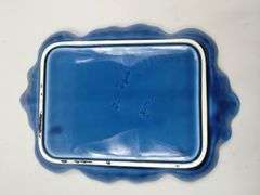 Midcentury Pottery Vase Pitcher Souvenir Tray Reginart Sacred Heart Jesus